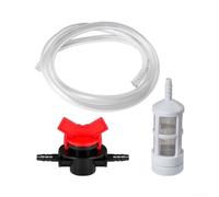 Kit d'irrigation goutte à goutte avec injecteur d'engrais Venturi G3/4 | Système de dosage des nutriments pour plantes à débit réglable, dispositif d'irrigation à économie d'eau avec filtre en ligne