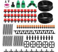Kit d'irrigation goutte à goutte de 15 mètres, système d'arrosage pour jardin, système de micro-goutte - 2 pièces