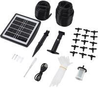 Kit d'irrigation goutte à goutte solaire automatique Système d'arrosage solaire automatique Smart DIY