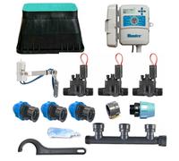 Kit d'irrigation Hunter à 3 zones avec programmateur extérieur X2