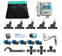Kit d'irrigation Hunter à 5 zones avec programmateur extérieur X2