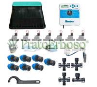 Kit d'irrigation Hunter à 7 zones avec contrôleur intérieur XCore2