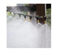 Kit d'irrigation micro-aspersion 10 m, système de brumisation avec 8 buses, arrosage jardin serre extérieur