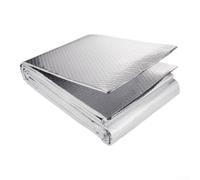 Kit d'isolation à économie d'énergie en aluminium réfléchissant la chaleur pour garage, sol, plafond, mur, condensation, 40 cm x (0,5 à 5 mètres)