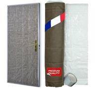 Kit d'isolation thermique pour porte EURO VANADIUM 85 x 210 cm gris - anallergique mousse polypropylène film métallisé