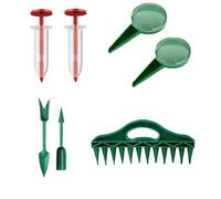 Kit Distributeur de Graines 12 Trous, Semoir à Graines Manuel pour Petites Semences, Outil de Jardinage pour Planter Légumes et Fleurs (A)