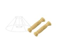 Kit DIY déco - Abat jour - Raphia - 35 x 20 cm - Beige - Adulte
