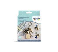Kit DIY porte-clés à message - Papa - 3 pcs