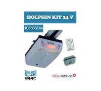 Dolphin d600 kit 24v - pour porte de garage, jusqu'a 5 m - FAAC 105665