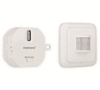 Kit domotique de contrôle de l'éclairage Smartwares - Détecteur de mouvement et module encastrable - Sans fil - Installation facile