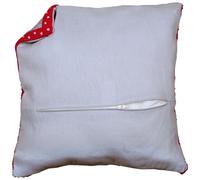 Kit dos de coussin avec fermeture - gris