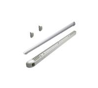 Kit double régulateur + déflecteur + cache vis + vis 22m³ - bois clair - 1KHF122C