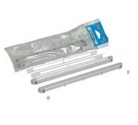 Kit double régulateur + déflecteur + cache vis + vis 30m³ - gris clair - 1KHF130G