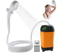 Kit Douche de Camping,Camping Douche Portable 7800mAh,Douche de Camping Rechargeable avec Pompe de Douche Électrique Rechargeable,Portable Camping Douche,Douche Camping pour Extérieure Camping Voyage