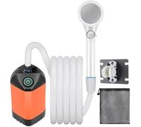 Kit Douche de Camping Portable, Pompe de Douche Électrique Rechargeable,Pommeau de Douche avec Affichage Intelligent de Température