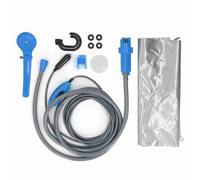 Kit Douche Electrique 36W 24V sur Allume-Cigare - SALALIS - Portable, pour Camping, Nettoyage Auto et Arrosage (Bleu)