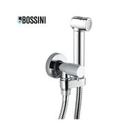 Kit douchette mitigeur WC 1/2”M, support et flexible chromé Alexa-Brass - Bossini E57001030