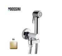Kit douchette mitigeur WC 1/2”M, support et flexible or Paloma - Bossini E57033021