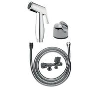 Kit douchette WC en laiton avec mitigeur à encastrer Chromé DISFLEX