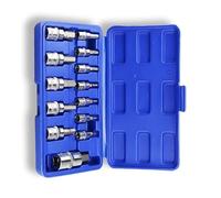 Kit d'outillage mécanique 3/8 "" 1/4 "" 1/2 "" 13 Pièces/ensemble Tête De Manchon Universelle Adaptateur D'embout Hexagonal SAE Et Douilles De Taille Métrique ouille