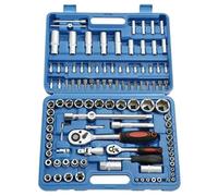 Kit d'outillage mécanique Kit D'outils Mécaniques liquet À 6 Points Boîtier D'outils Réparation Adaptateur Douille À Embout Hexagonal Dynamométrique À Tête 108 Pièces