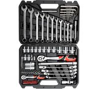 Kit d'outils 1/4" et 1/2", 77 pièces