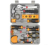 Kit d'outils 59 Acier Chrome Vanadium Boîte à Outils pour Réparation Domestique et Automobile Bricolage Complet avec Mallette de Rangement 27x18cm