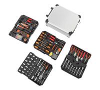 Kit d'outils à main pour le ménage Trolley valise Kit de valise à outils 187 pièces pour la réparation