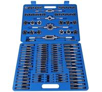 Kit d'outils à main robustes, 110 pièces/ensemble, tarauds et matrices pour écrous et vis M2-M18, avec poignée de clé