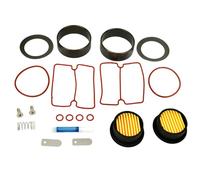 Kit d'outils avec compresseur d'air silencieux 550 W sans huile | Ensemble d'outils complet pour une utilisation facile et un refroidissement rapide, adapté pour les applications domestiques