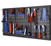 Kit d'outils Bolt Edge – 17 pièces – Mallette à outils remplie – Sac à outils – Kit d'outils à main – Pour la maison et la voiture – Kit à cliquet et tournevis – Bleu
