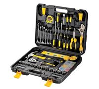 Kit d'outils - Coffret d'outils contenant 108 pièces - Ensemble combiné - Pour les réparations domestiques et automobiles - Plastique ABS