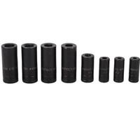 Kit d'outils comprenant 8 adaptateurs, ainsi qu'une boîte à outils, pour diverses tâches d'entretien à domicile. Pratique et maniable.