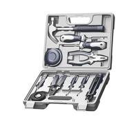Kit D'outils De Base Pour La Maison | 11 Pièces Petit Outillage Multifonction Portable | Coffret à Outils | Pour Voiture Maison Dortoir Urgence Bricolage Université Bureau Plein Air Camping Meuble Gar