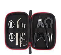 Kit d'outils de bricolage Ensemble d'enroulement de gabarit de bobine, pincettes en céramique, ensemble de bobines, coupe-fil, ciseaux pliants, brosse à bobine, tournevis avec étui de transport