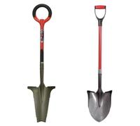 Kit d'outils de jardin comprenant une binette "RootSlayer" et une pelle