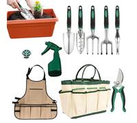 Kit d'outils de jardinage 11 pièces pour sableuse et accessoires de | Outils de jardinage robustes pour débutants, mamans, pères, familles dans le jardin, la cour, la terrasse