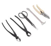 Kit d'outils de jardinage Bonsai, acier au carbone de qualité supérieure, comprenant : ciseaux, coupe-branches, sécateur, idéal pour les passionnés de jardinage, ensemble de 5 pièces
