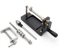 Kit d'outils de pêche multifonction avec pince de bureau, bobine de ligne et mandrin de fixation de mouche pour matériel de pêche à faire soi-même