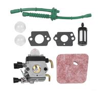 Kit d'outils de réglage de carburateur 12 pièces pour FS55 FS38 KM55 - Embouts hexagonaux cannelés en étoile pour moteur à 2 temps - Avec étui