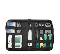 Kit d'outils de réparation de réseau Informatique RJ45 RJ11 RJ12, testeur de câble UTP LAN, Coupe-Fil, Tournevis, Pince, Ensemble d'outils de sertissage