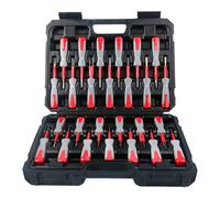 Kit d'outils de retrait de borne 26 pièces pour connecteur à broche de faisceau de câbles automobile - Ensemble d'outils de déverrouillage de connecteur électrique universel pour