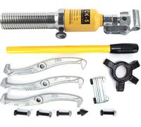 Kit d'outils de séparation pour extracteur hydraulique de roues dentées de 5 tonnes avec démontage du moyeu de roulement à 3 mâchoires