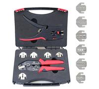 Kit d'outils de sertissage, structure métallique robuste, conception multifonctionnelle, mâchoires SN 5 et D3, 7 outils en 1