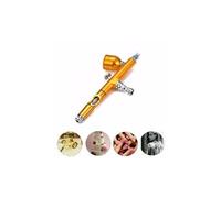 Kit d'outils de tatouage de peinture d'art d'ongle d'aérographe de pulvérisation de l'alimentation par gravité de double action de 0,3 mm