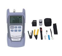 Kit D'outils de Terminaison de Fibre Optique, Kit D'outils D'assemblage FTTH, Ensemble D'outils de Testeur de Longueur D'onde de Coupeur de Puissance Optique DXL-40D avec Adaptateur FC SC et Sac à Out
