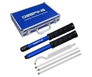 Kit d'outils de tournage sur bois avec des pointes en carbure, manche en aluminium, souple