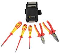 Kit d'outils essentiels, 6 pièces, pour travaux électriques