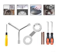 Kit d'outils essentiels pour le démontage des machines à laver contient 7 outils dont vis et clés