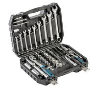 Kit d'outils Högert Technik – 85 pièces, en acier à outils (CrV, CrMo), ensemble d'outils pour bricoleurs, équipement d'atelier, outils manuels pour professionnels, référence : HT1R225